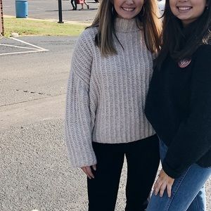 Free People Cream Sweater